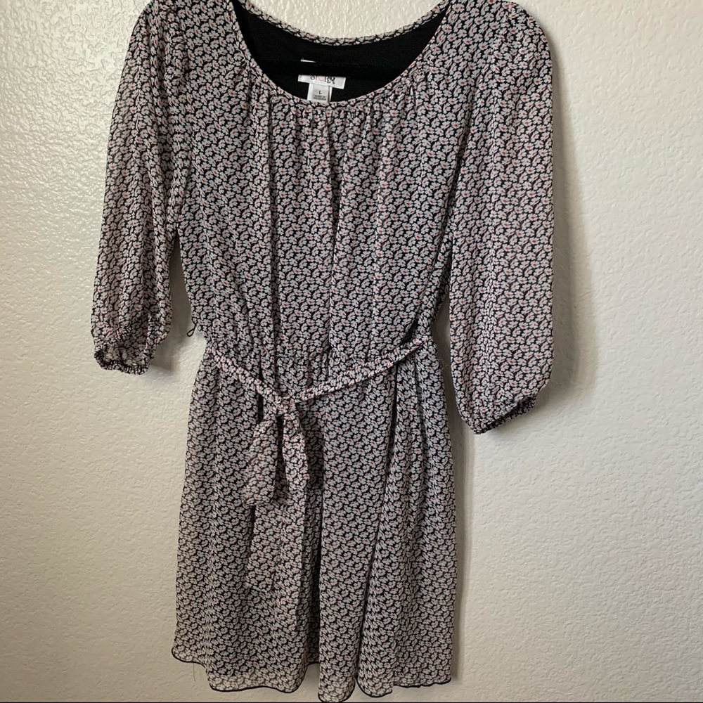- Floral dress